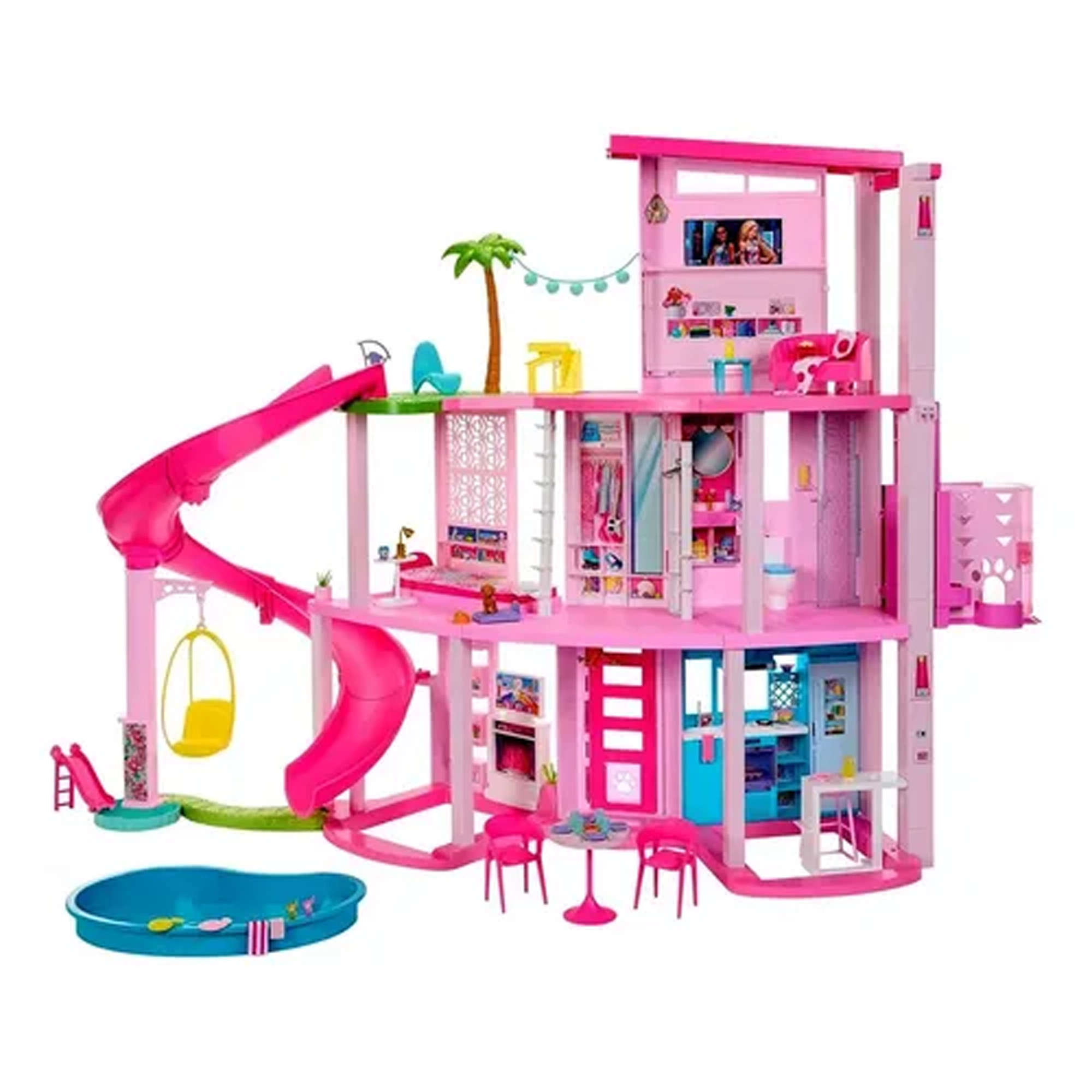 Barbie Casa Mansão com Escorregador